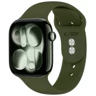 Apple Watch (44/45/46/49mm) Óraszíj - Tech-Protect Silicone - Zöld