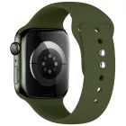 Apple Watch (44/45/46/49mm) Óraszíj - Tech-Protect Silicone - Zöld