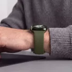 Apple Watch (44/45/46/49mm) Óraszíj - Tech-Protect Silicone - Zöld