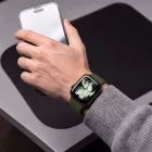 Apple Watch (44/45/46/49mm) Óraszíj - Tech-Protect Silicone - Zöld