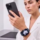 Apple Watch (44/45/46/49mm) Óraszíj - Tech-Protect Silicone Strap - Sötétkék