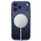 iPhone 18 Pro Max / 17 Pro Max Tok - Tech-Protect MagAir Stand MagSafe CC - Áttetsző-Sötétkék