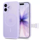 iPhone 17 Tok - Tech-Protect MagPeak MagSafe CC - Áttetsző-Lila