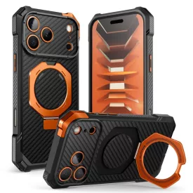   iPhone 18 Pro Max / 17 Pro Max Tok - Supcase UB Grip Mag MagSafe Aramid - Fekete-Narancs
