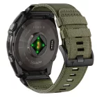 Garmin Fenix 5X / 5X Plus / 6X / 6X Pro / 7X / 8 / 8 Pro / 9 / 9 Pro (51mm) Óraszíj - Tech-Protect Nylon Classic - Zöld
