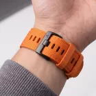 Garmin Fenix 5X / 5X Plus / 6X / 6X Pro / 7X / 8 / 8 Pro / 9 / 9 Pro (51mm) Óraszíj - Tech-Protect Nylon Classic - Narancs