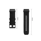 Garmin Fenix ​​5X / 5X Plus / 6X / 6X Pro / 7X / 8 / 8 Pro / 9 / 9 Pro (47mm) Óraszíj - Tech-Protect Nylon Classic - Fekete