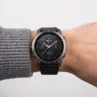 Garmin Fenix ​​5X / 5X Plus / 6X / 6X Pro / 7X / 8 / 8 Pro / 9 / 9 Pro (47mm) Óraszíj - Tech-Protect Nylon Classic - Fekete