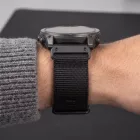 Garmin Fenix ​​5X / 5X Plus / 6X / 6X Pro / 7X / 8 / 8 Pro / 9 / 9 Pro (47mm) Óraszíj - Tech-Protect Nylon Classic - Fekete