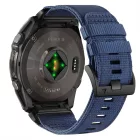 Garmin Fenix ​​5X / 5X Plus / 6X / 6X Pro / 7X / 8 / 8 Pro / 9 / 9 Pro (47mm) Óraszíj - Tech-Protect Nylon Classic - Kék