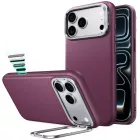 iPhone 18 Pro / 17 Pro Tok - ESR Atelier Kickstand MagSafe - Bordó