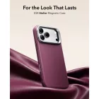 iPhone 18 Pro / 17 Pro Tok - ESR Atelier Kickstand MagSafe - Bordó