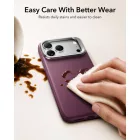 iPhone 18 Pro / 17 Pro Tok - ESR Atelier Kickstand MagSafe - Bordó