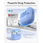 Apple AirPods 4 / 5 Tok - ESR Pulse HaloLock MagSafe - Világoskék
