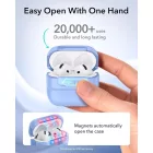 Apple AirPods 4 / 5 Tok - ESR Pulse HaloLock MagSafe - Világoskék