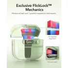 Apple AirPods 4 / 5 Tok - ESR Pulse HaloLock MagSafe - Világoszöld