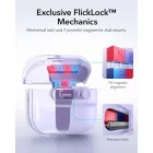 Apple AirPods 4 / 5 Tok - ESR Pulse HaloLock MagSafe - Lila