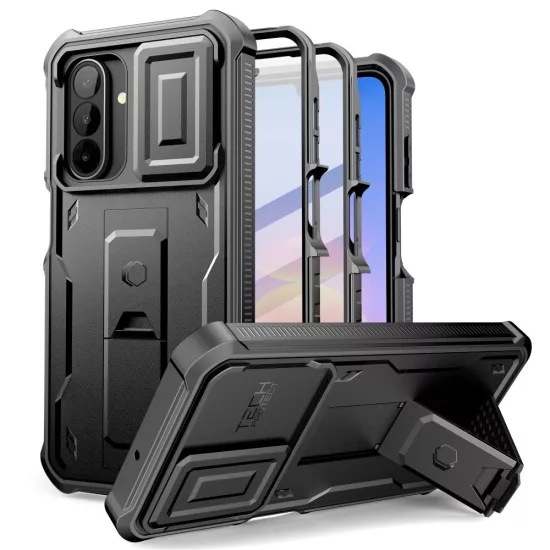 Samsung Galaxy A17 / A18 4G / 5G Tok - Tech-Protect Kevlar Cam+ - Fekete