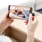 Baseus USB-C - USB-A adapter - 2,4A - Fekete