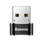 Baseus USB-A - USB-C adapter - 3A - Fekete