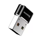 Baseus USB-A - USB-C adapter - 3A - Fekete