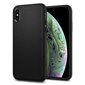 iPhone X / XS Tok - Spigen Liquid Air - Fekete iPhone X / XS Tok - Spigen Liquid Air - Fekete
