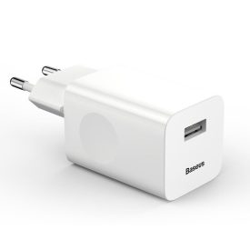 Baseus Hálózati Gyorstöltő 24W - 1xUSB-A - QC 3.0 Baseus Hálózati Gyorstöltő 24W - 1xUSB-A - QC 3.0