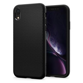 iPhone XR Tok - Spigen Liquid Air - Fekete iPhone XR Tok - Spigen Liquid Air - Fekete