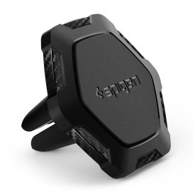 Spigen Kuel QS11 Mágneses Autós Tartó - Szellőzőrácsba - Fekete   Spigen Kuel QS11 Mágneses Autós Tartó - Szellőzőrácsba - Fekete