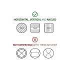 Spigen Kuel QS11 Mágneses Autós Tartó - Szellőzőrácsba - Fekete