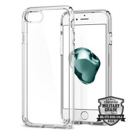 iPhone 7 / 8 / SE 2020 / SE 2022 Tok - Spigen Ultra Hybrid - Átlátszó   iPhone 7 / 8 / SE 2020 / SE 2022 Tok - Spigen Ultra Hybrid - Átlátszó