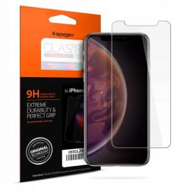   iPhone 11 / XR Kijelzővédő Üvegfólia - Spigen Glas.tR Slim