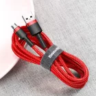 Baseus Cafule USB-A - Micro USB Kábel - 1m 2.4A - Piros