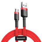 Baseus Cafule USB-A - Micro USB Kábel - 2m 1.5A - Piros