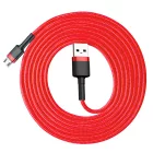 Baseus Cafule USB-A - Micro USB Kábel - 2m 1.5A - Piros