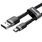 Baseus Cafule USB-A - Micro USB Kábel - 2m 1.5A - Fekete-Szürke