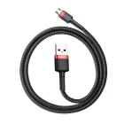 Baseus Cafule USB-A - Micro USB Kábel - 2m 1.5A - Fekete-Piros