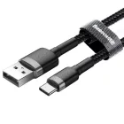 Baseus Cafule USB-A - USB-C Kábel - 0.5m 3A - Fekete-Szürke