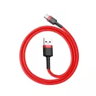 Baseus Cafule USB-A - USB-C Kábel - 1m 3A - Piros