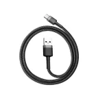 Baseus Cafule USB-A - USB-C Kábel - 2m 2A - Fekete-Szürke