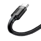 Baseus Cafule USB-A - USB-C Kábel - 2m 2A - Fekete-Szürke