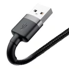 Baseus Cafule USB-A - Lightning Kábel - 0.5m 2.4A - Fekete-Szürke