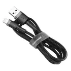 Baseus Cafule USB-A - Lightning Kábel - 1m 2.4A - Fekete-Szürke