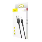 Baseus Cafule USB-A - Lightning Kábel - 1m 2.4A - Fekete-Szürke
