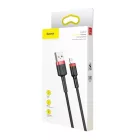 Baseus Cafule USB-A - Lightning Kábel - 1m 2.4A - Fekete-Piros