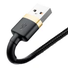 Baseus Cafule USB-A - Lightning Kábel - 1m 2.4A - Fekete-Arany