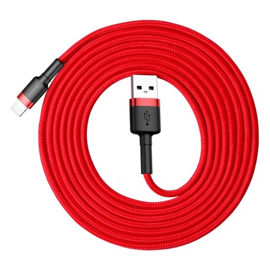 Baseus Cafule USB-A - Lightning Kábel - 2m 1.5A - Piros