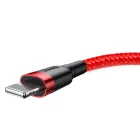 Baseus Cafule USB-A - Lightning Kábel - 2m 1.5A - Piros