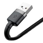 Baseus Cafule USB-A - Lightning Kábel - 2m 1.5A - Fekete-Szürke