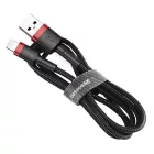 Baseus Cafule USB-A - Lightning Kábel - 2m 1.5A - Fekete-Piros